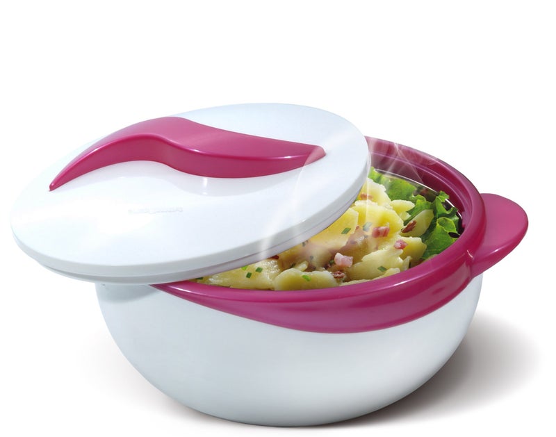 Pinnacle Serving Salad/ Soup Dish Bowl - Thermal Inulated Bowl with Lid - Great Bowl for Holiday, Dinner and Party ~ Set of 3 ~ Purple - Image 2